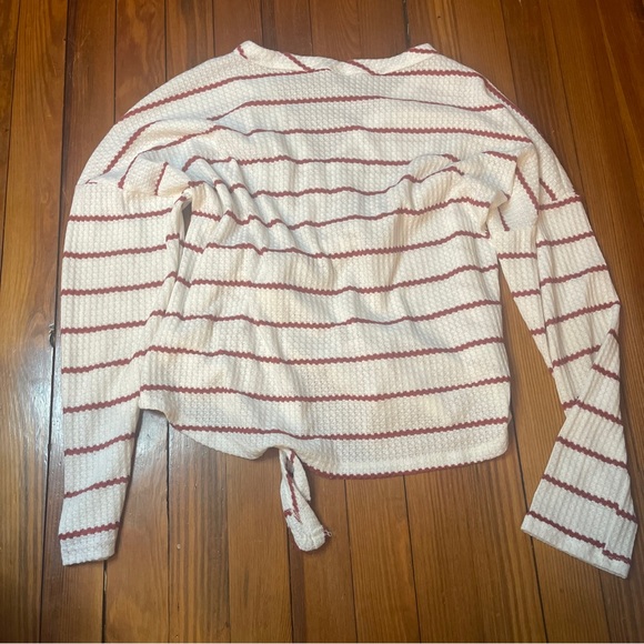 Paper crane stripped button up medium - Picture 2 of 2